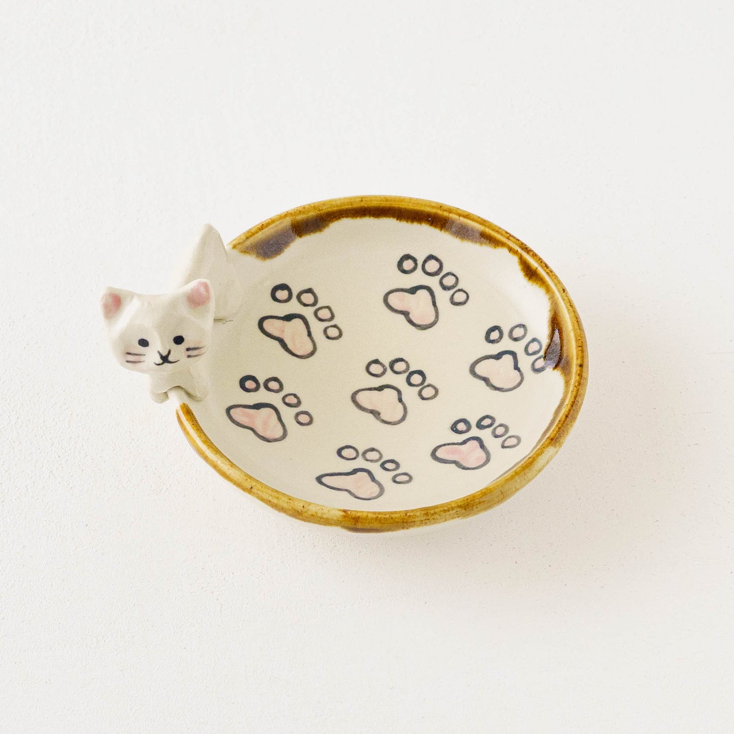 ねこ x にくきゅう　小皿｜梶田慶