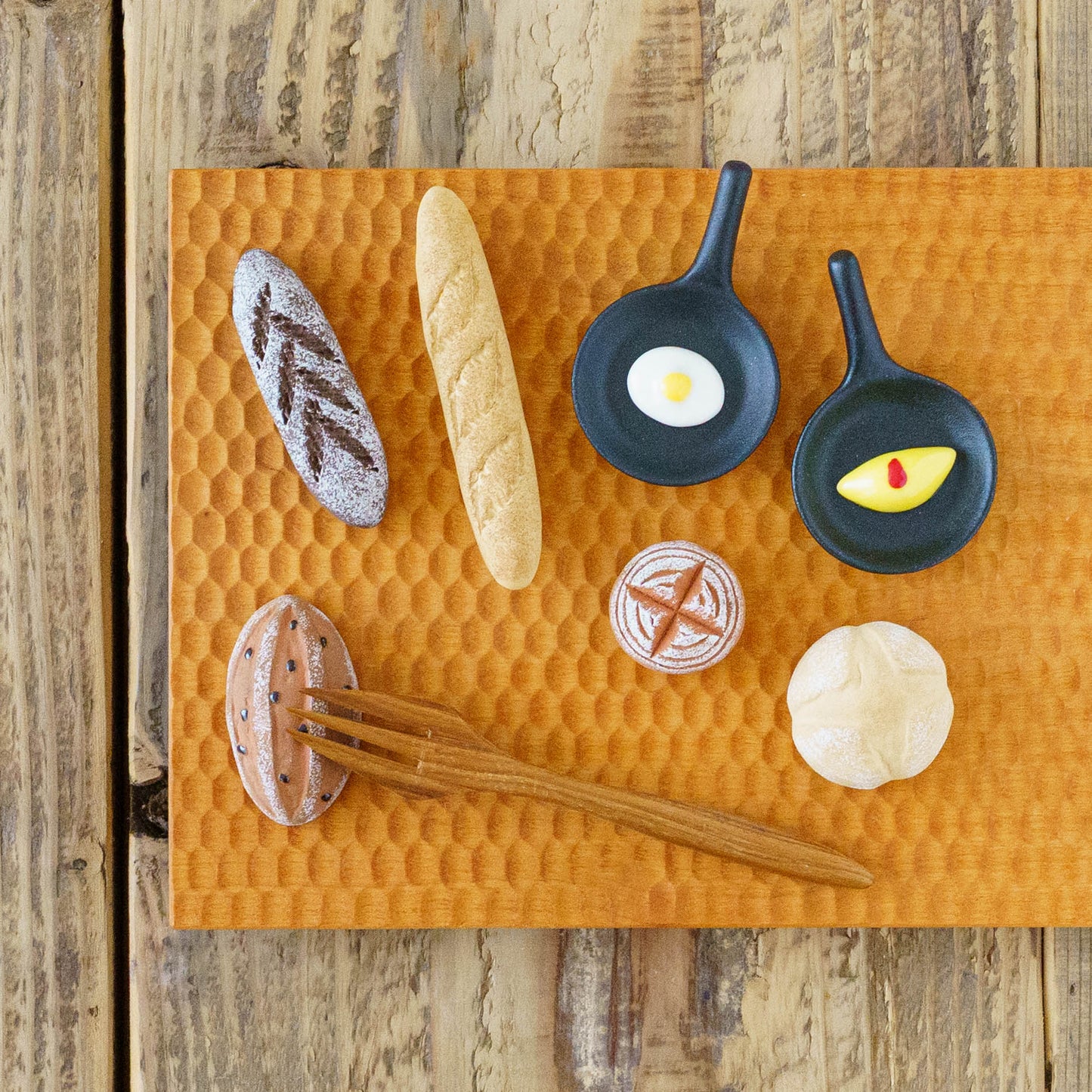 箸置き　朝食シリーズ｜美濃焼　イホシロ窯　Minoyaki Ihoshirogama Chopstick Rest