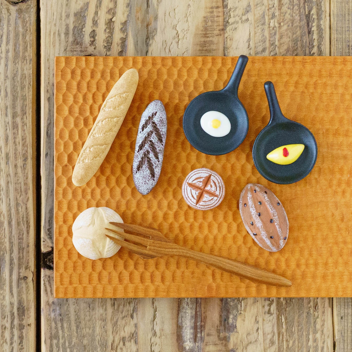 箸置き　朝食シリーズ｜美濃焼　イホシロ窯　Minoyaki Ihoshirogama Chopstick Rest