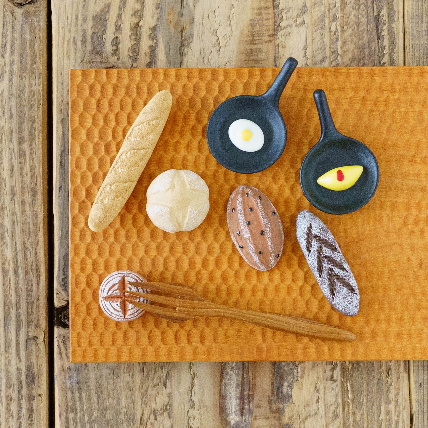 箸置き　朝食シリーズ｜美濃焼　イホシロ窯　Minoyaki Ihoshirogama Chopstick Rest