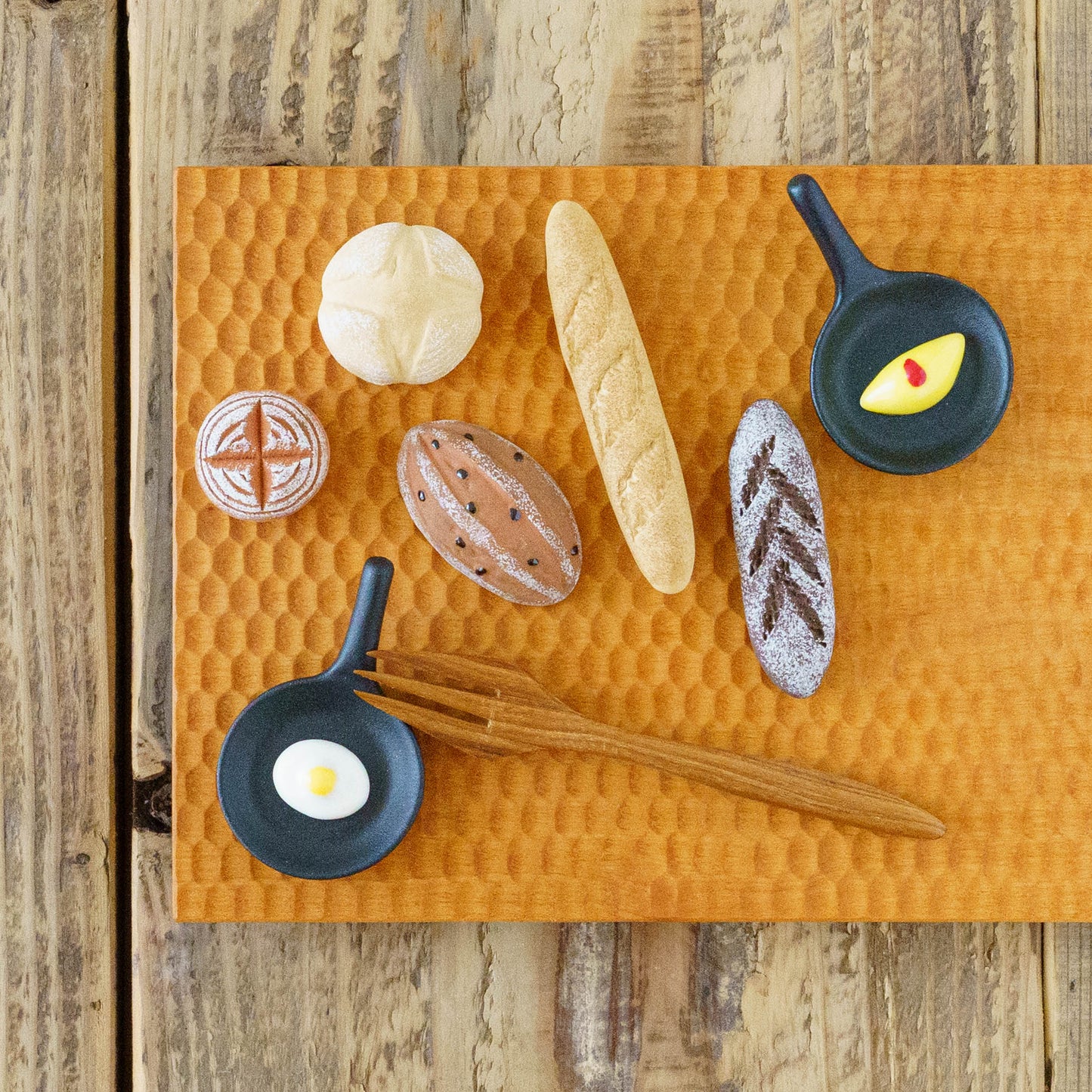 箸置き　朝食シリーズ｜美濃焼　イホシロ窯　Minoyaki Ihoshirogama Chopstick Rest