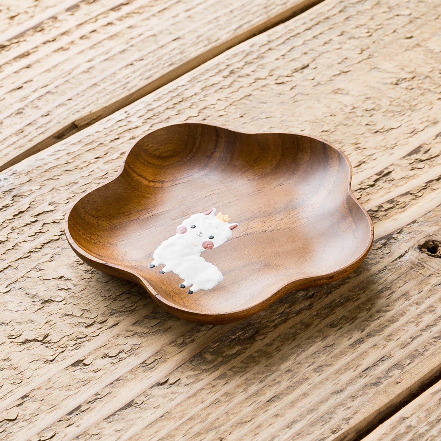 Small Flower plate Alpaca Flower |  Kie - zakka 