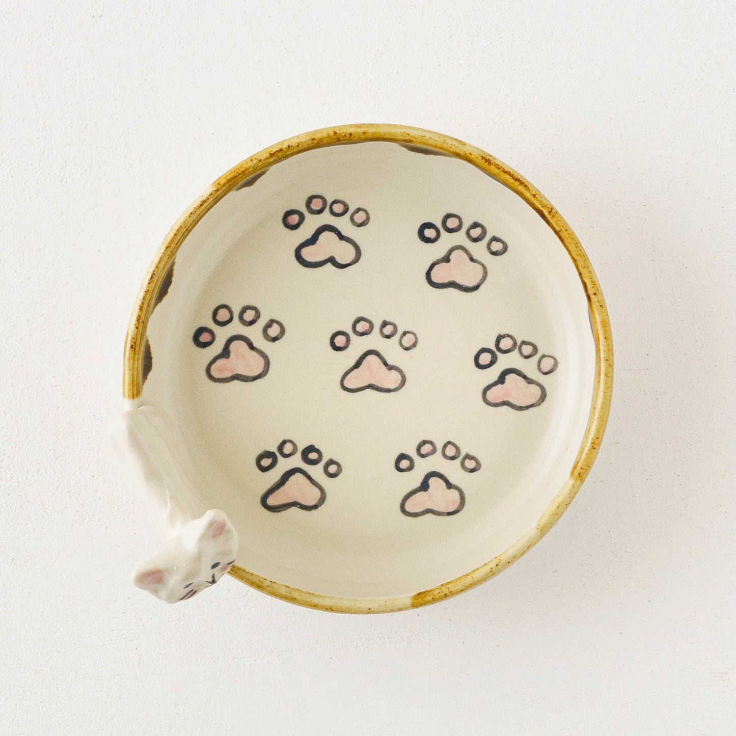 Cat x paw Round Plate | Kei Kajita