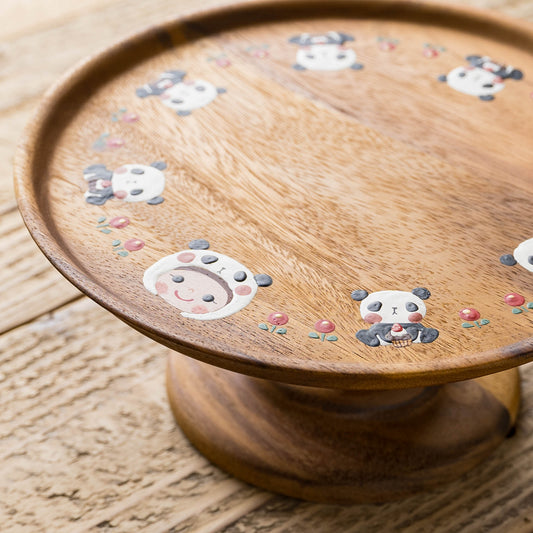  Cake stand  plate panda |  Kie - zakka 