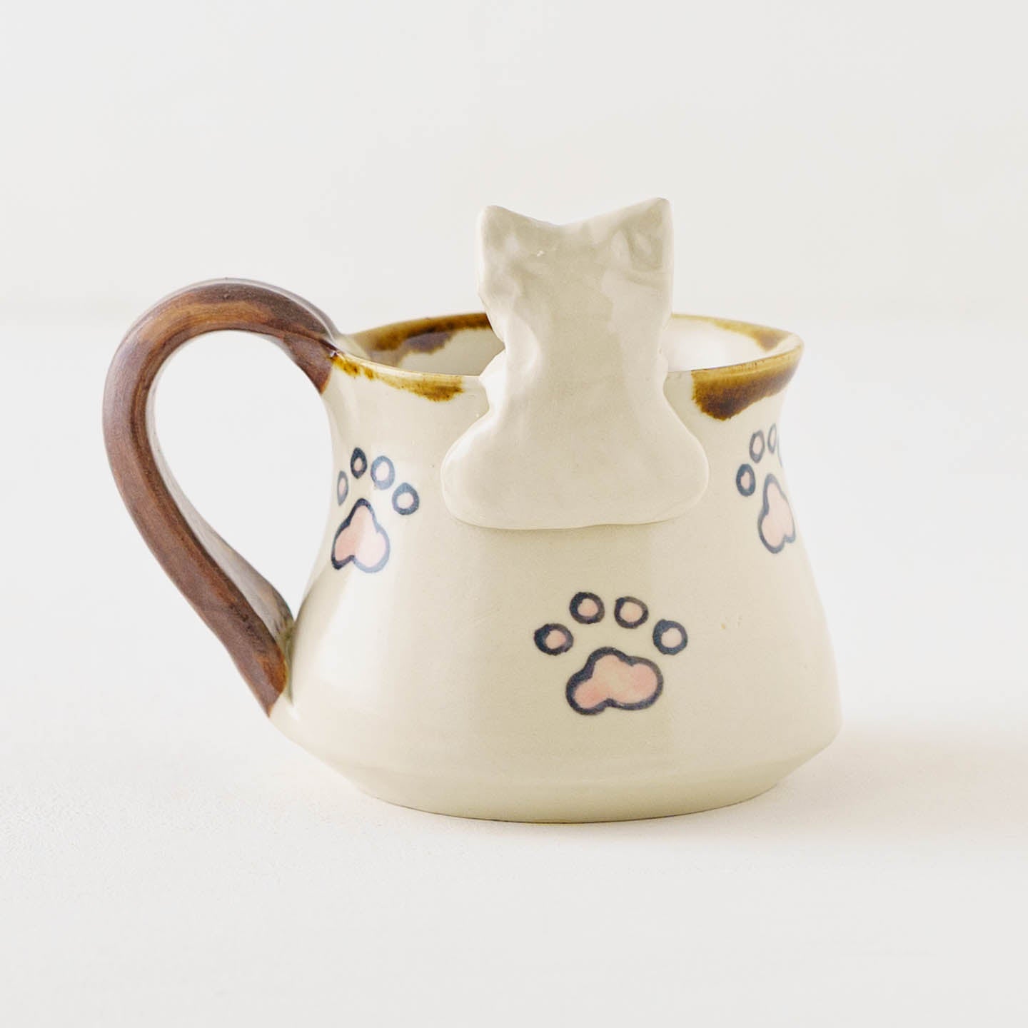陶芸作家 梶田慶 ねこ にくきゅう マグ｜窯元、作家もののうつわ通販
