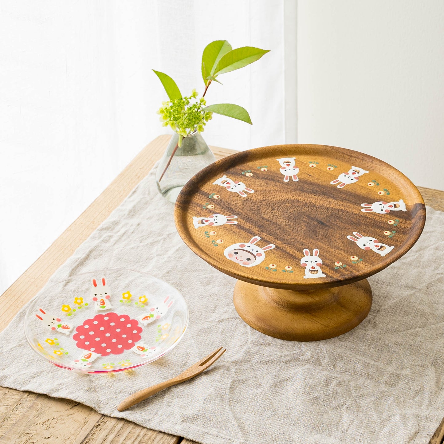 Cake plate rabbit |  Kie - zakka 