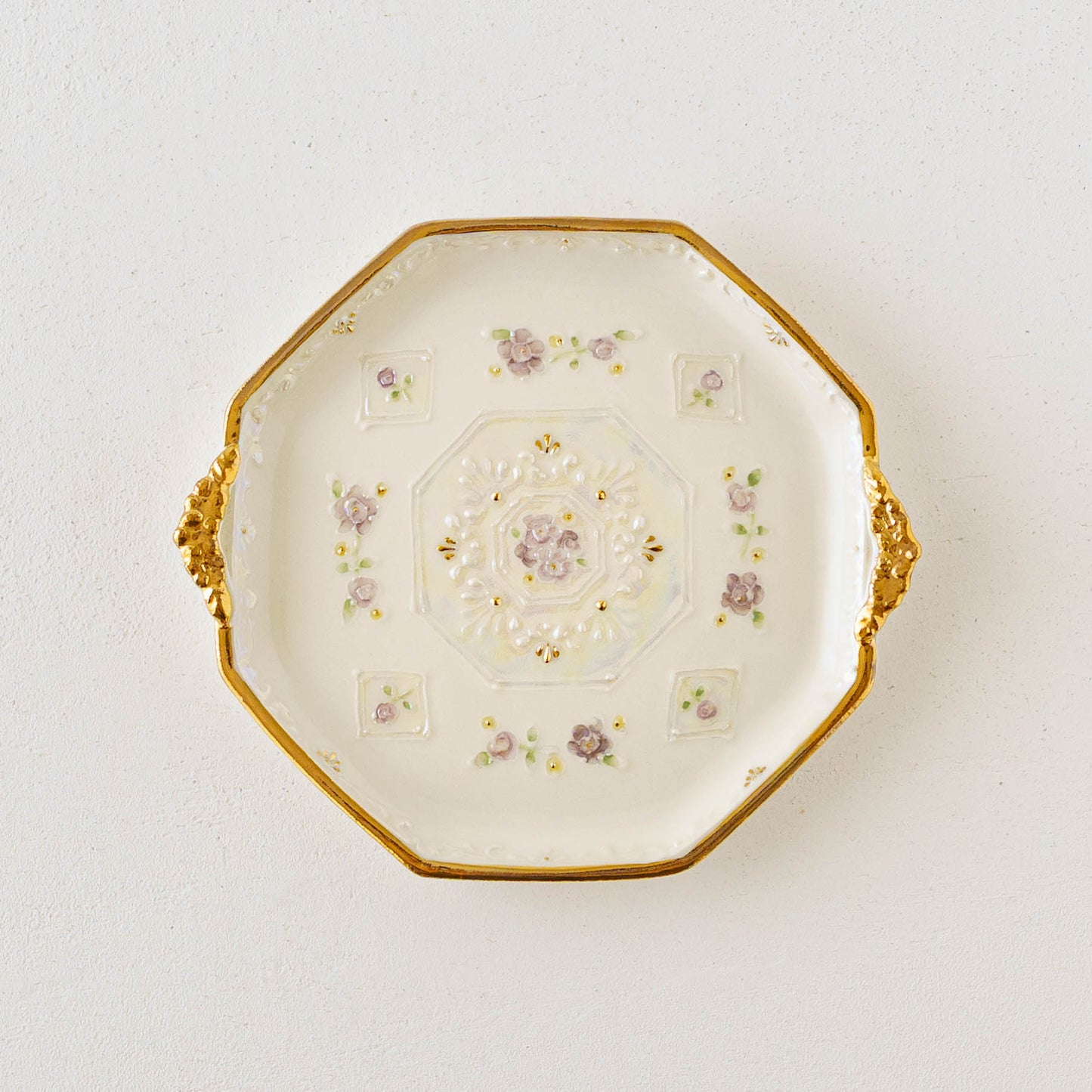 オクタゴンフラワー　ペールブルー｜planpo