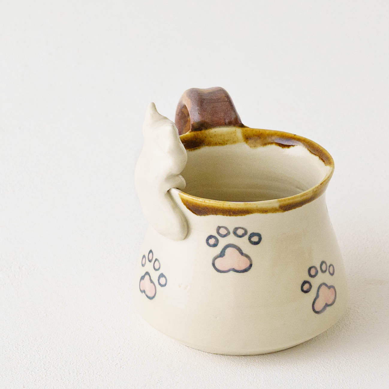 陶芸作家 梶田慶 ねこ にくきゅう マグ｜窯元、作家もののうつわ通販