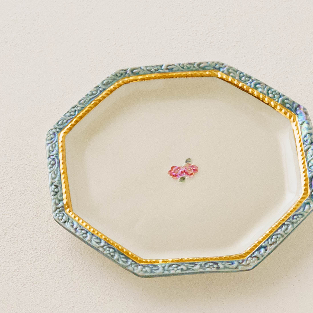 オクタゴンプレート　カメリアブルー｜planpo