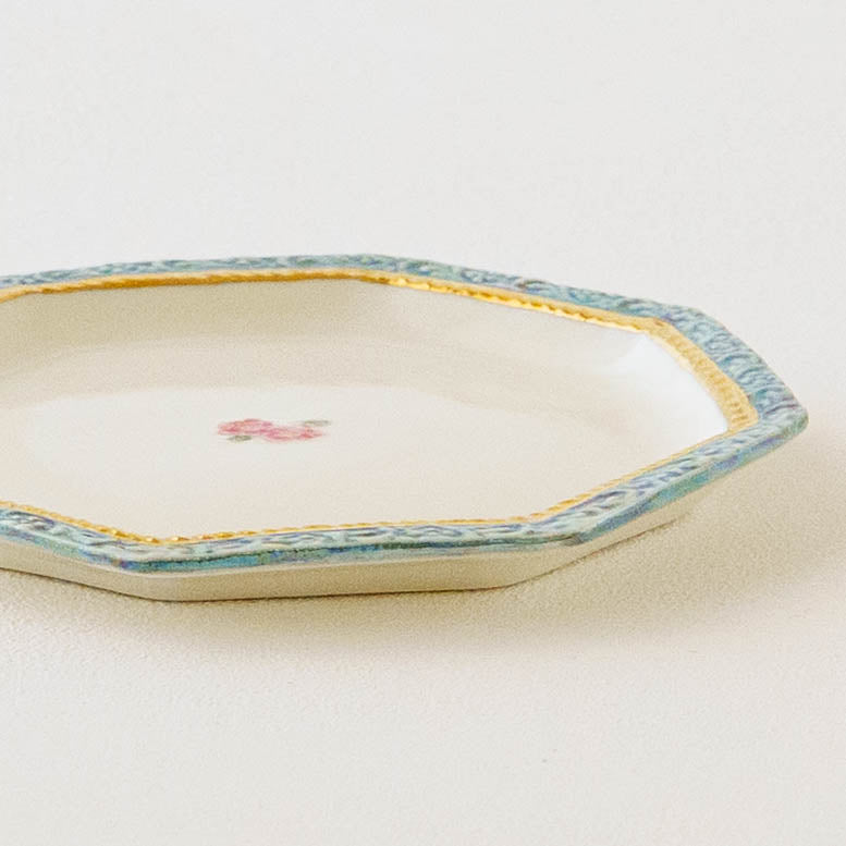 オクタゴンプレート　カメリアブルー｜planpo