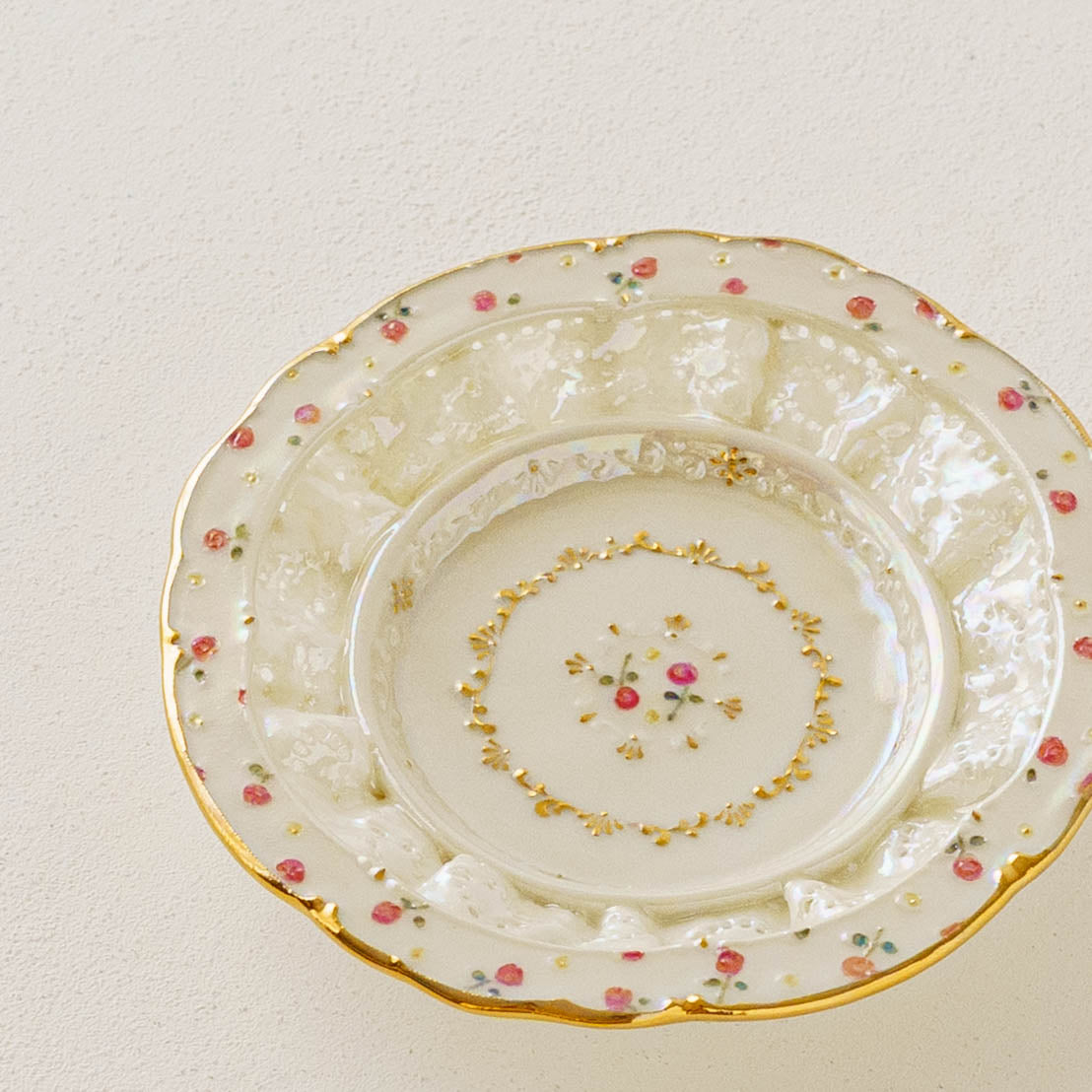 レースプレート　ローズ　S｜planpo