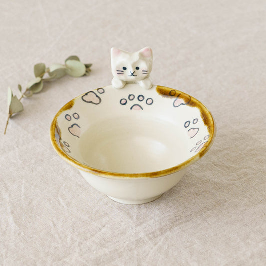 ねこ x にくきゅう　リム小鉢｜梶田慶