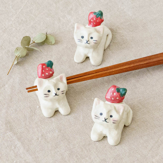 ねこ x いちご　はしおき｜梶田慶