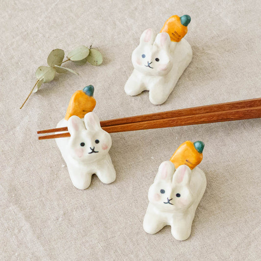 うさぎ x にんじん　はしおき｜梶田慶