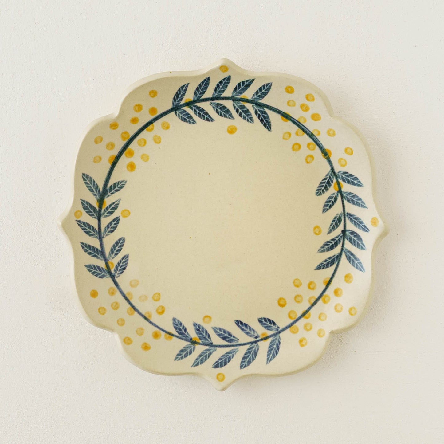 リバティ　6寸皿｜石川久美子