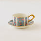 Demitasse cup and saucer camellia blue | planpo