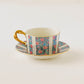Demitasse cup and saucer camellia blue | planpo