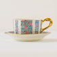 Demitasse cup and saucer camellia blue | planpo