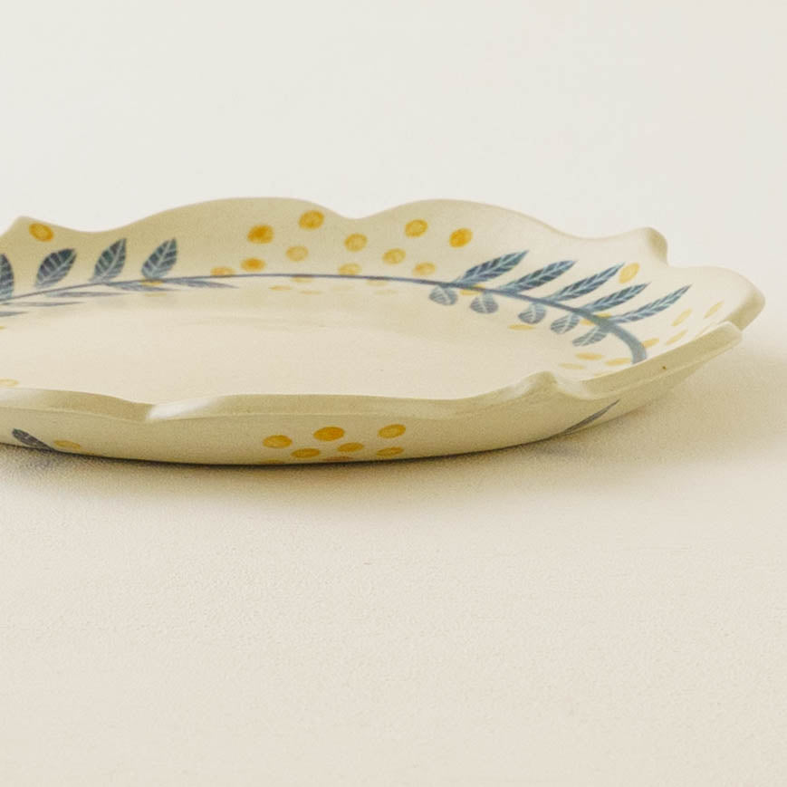 リバティ　6寸皿｜石川久美子