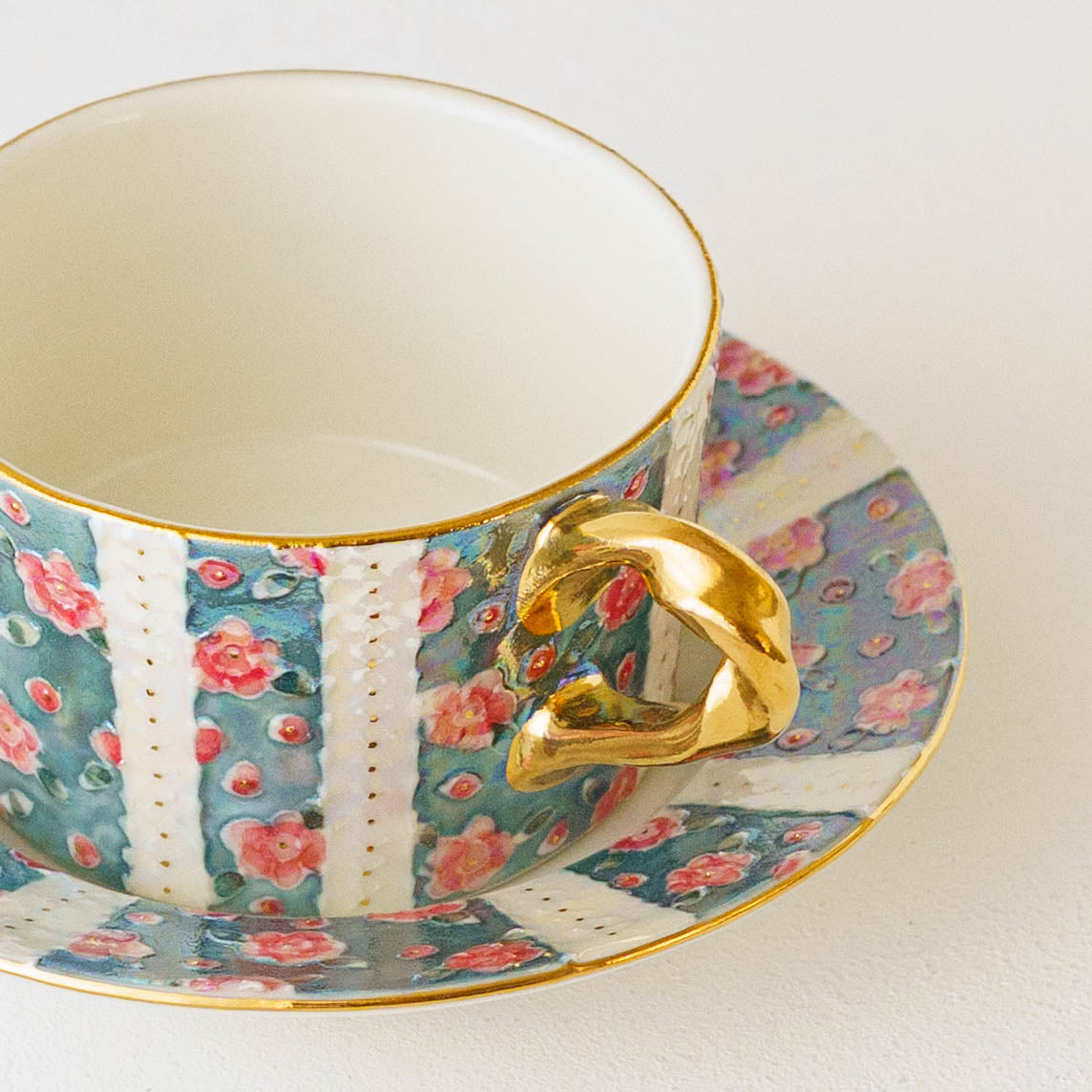 Demitasse cup and saucer camellia blue | planpo
