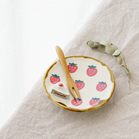 いちご　小皿｜梶田慶