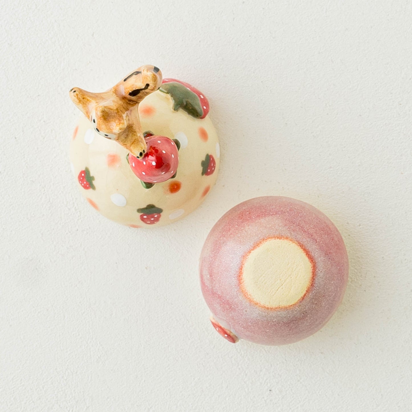 Accessory Case Squirrel and Strawberry｜Katsuko Kondo