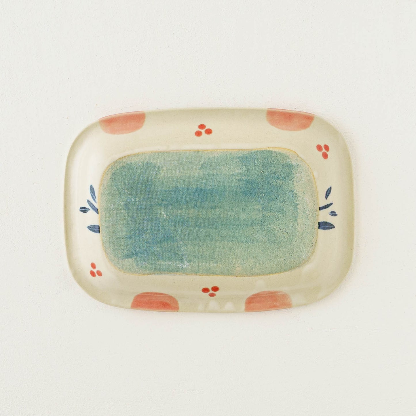 Liberty Square plate Pink | Kumiko Ishikawa