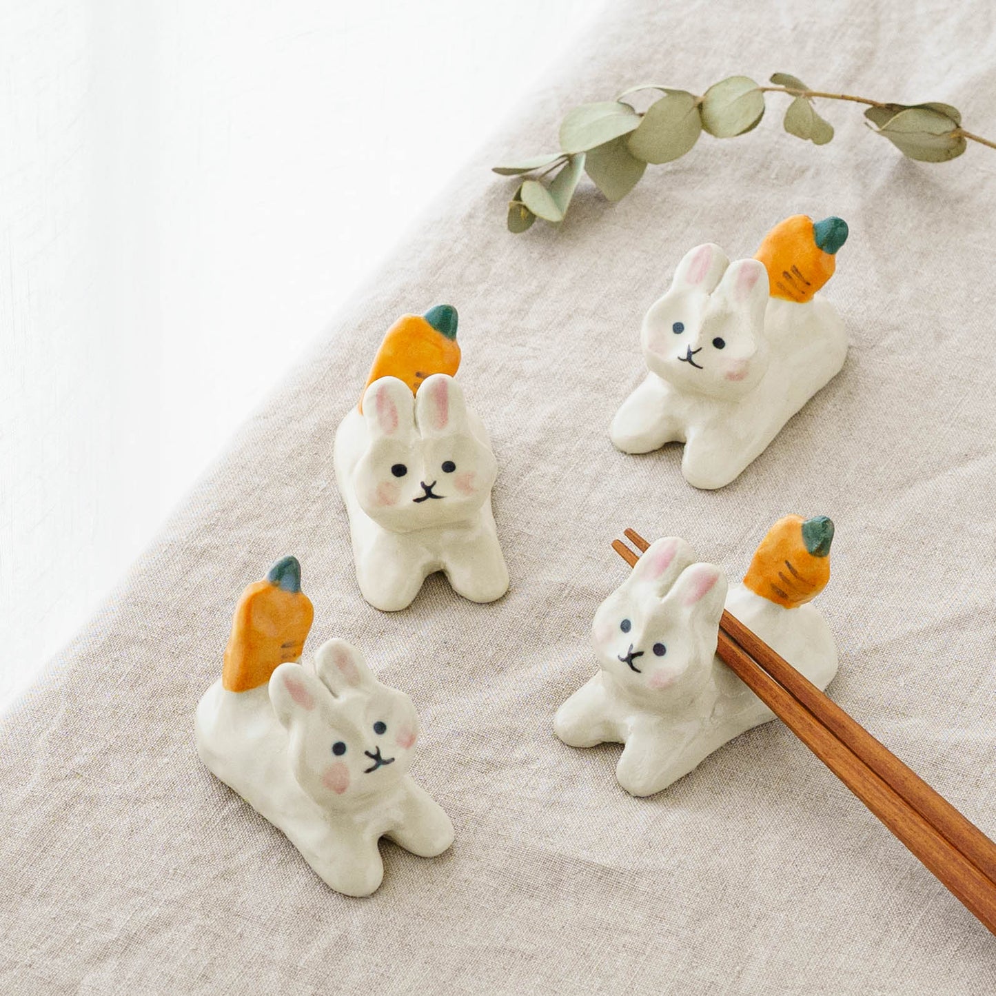 うさぎ x にんじん　はしおき｜梶田慶