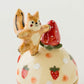 Accessory Case Squirrel and Strawberry｜Katsuko Kondo