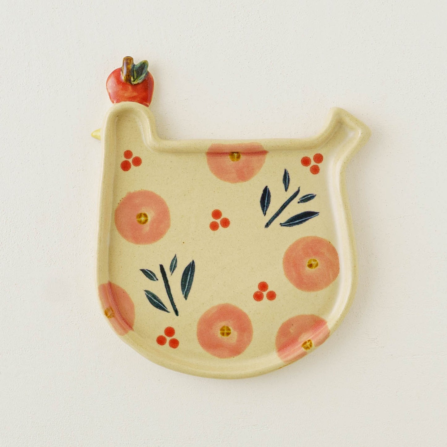 Liberty Bird Plate Pink | Kumiko Ishikawa