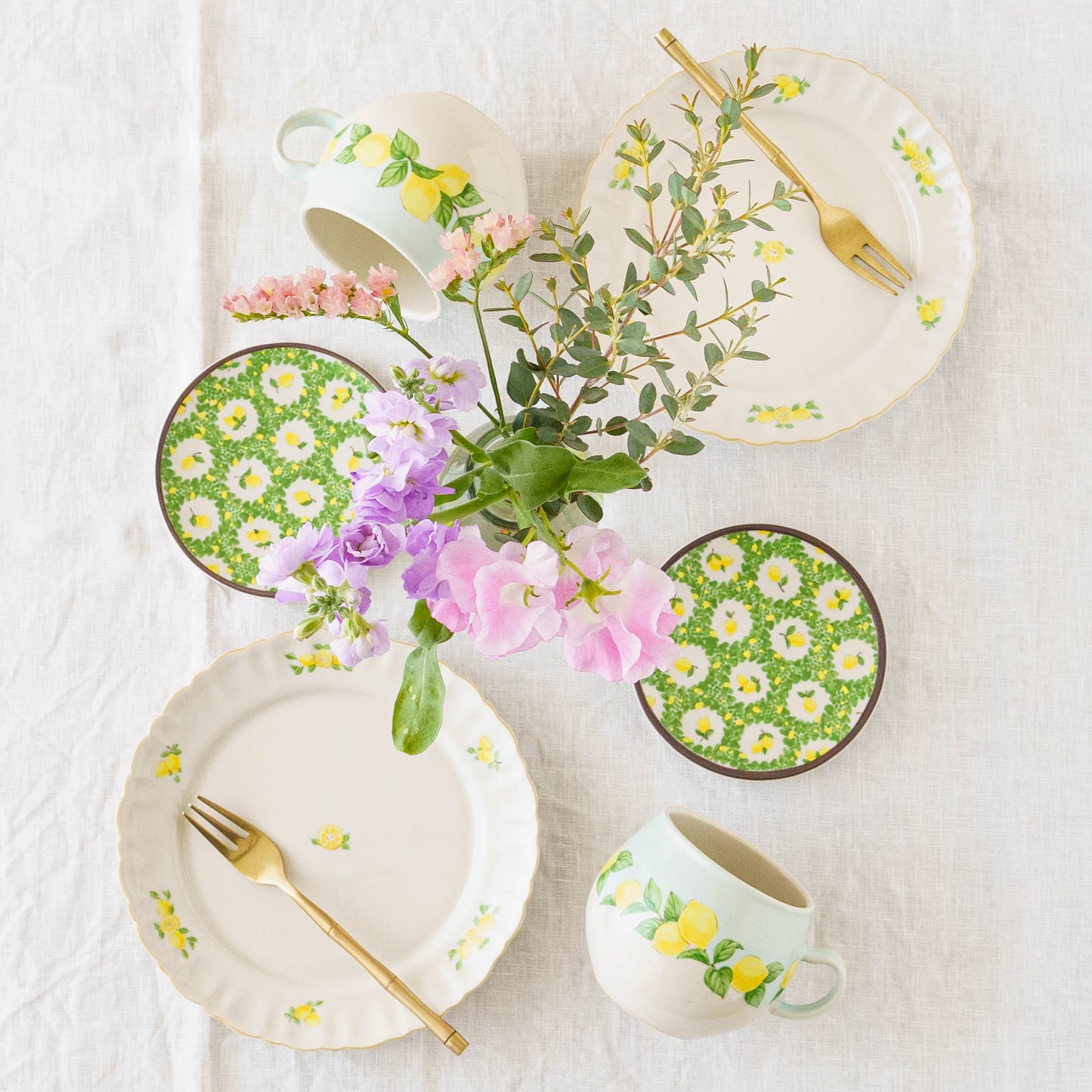 Margaret Rim Plate 18cm Lemon B | Shintaro Abe 