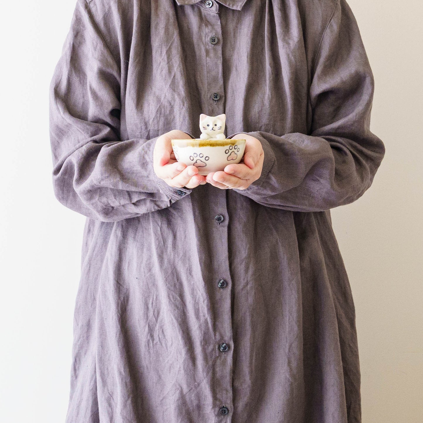 ねこ x にくきゅう　ぐい呑み｜梶田慶