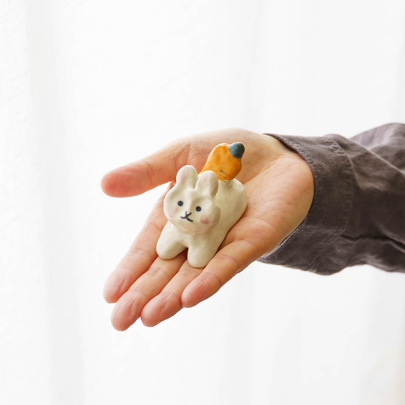 うさぎ x にんじん　はしおき｜梶田慶