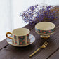 Demitasse cup and saucer camellia blue | planpo