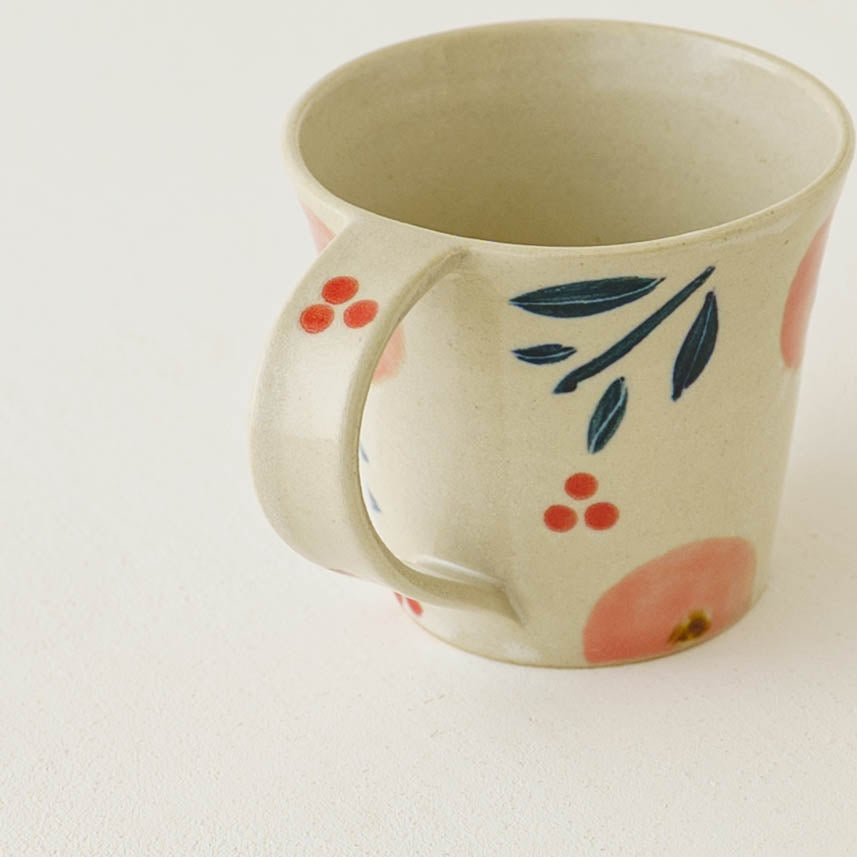 Liberty Mug Pink | Kumiko Ishikawa