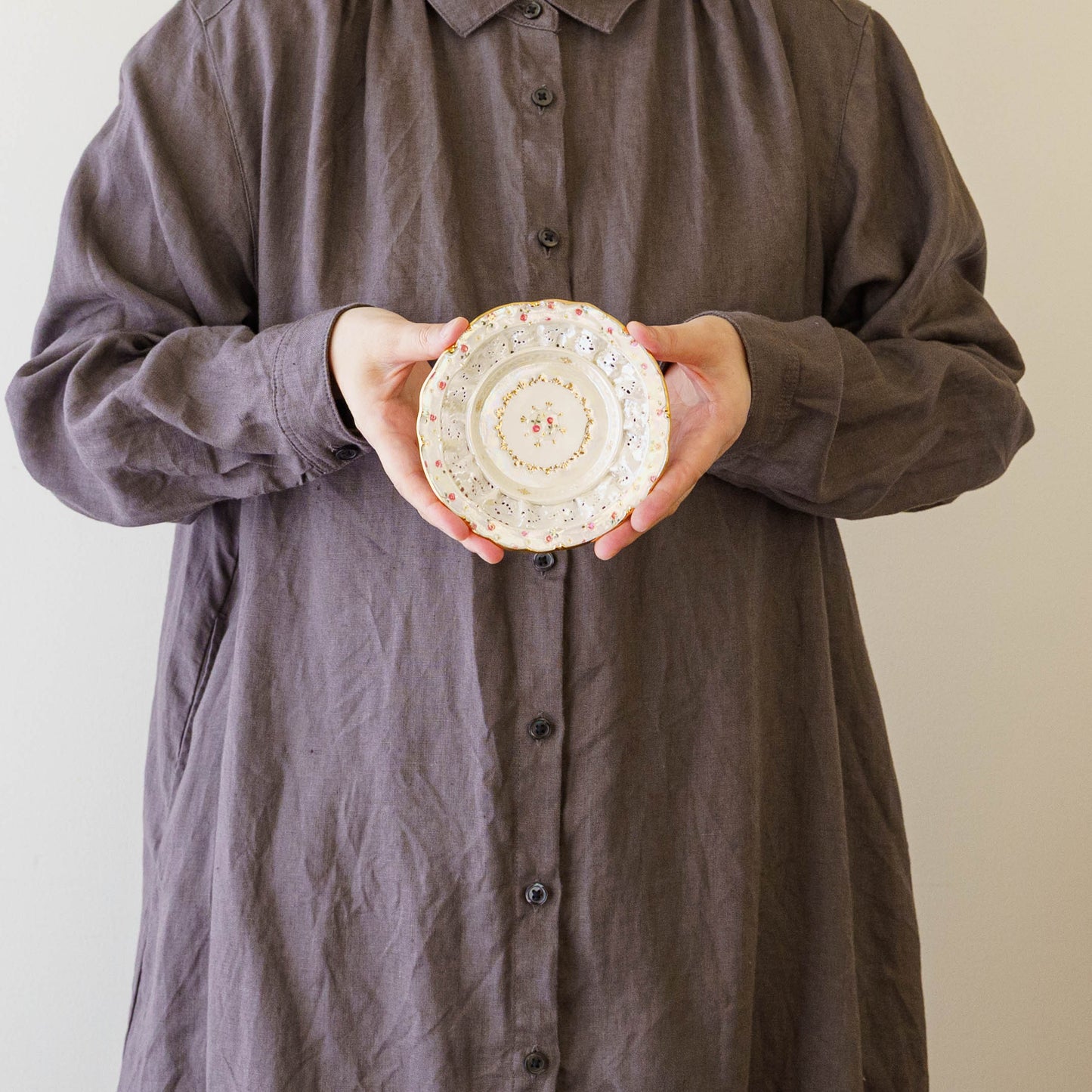 レースプレート　ローズ　S｜planpo