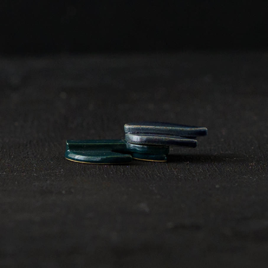 Flower chopstick rest Tulip white｜Michi Tsujimoto