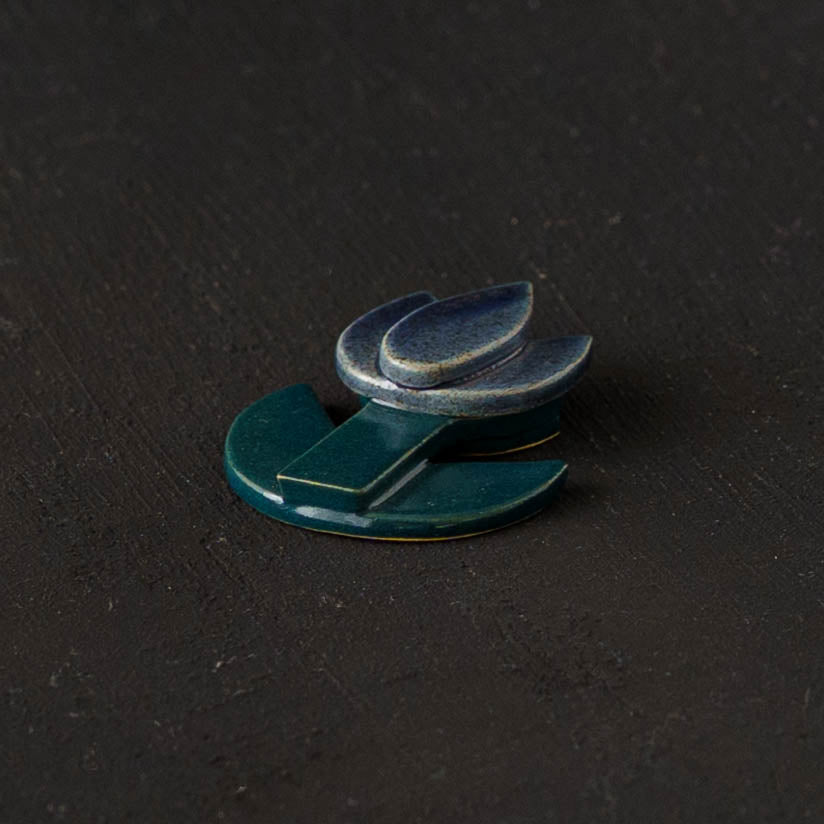 Flower chopstick rest Tulip white｜Michi Tsujimoto