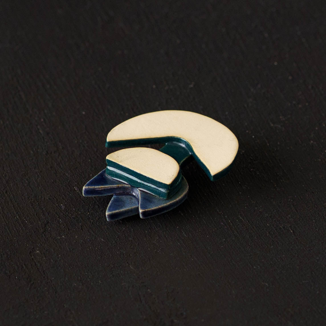 Flower chopstick rest Tulip white｜Michi Tsujimoto