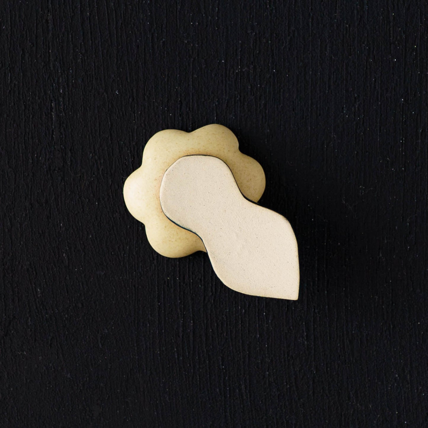 花箸置き　イエロー　葉っぱ1枚｜辻本路