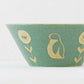 Bowl 160mm penguin green | Kokeiro Kobo