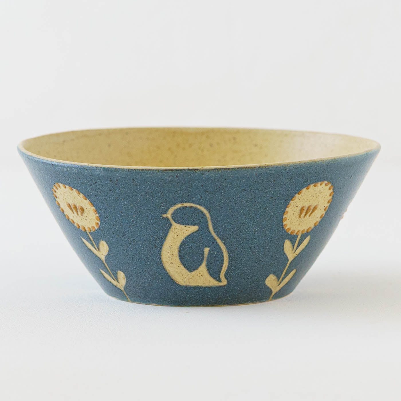 Bowl 160mm penguin blue | Kokeiro Kobo