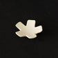 Flower chopstick rest Tulip white｜Michi Tsujimoto