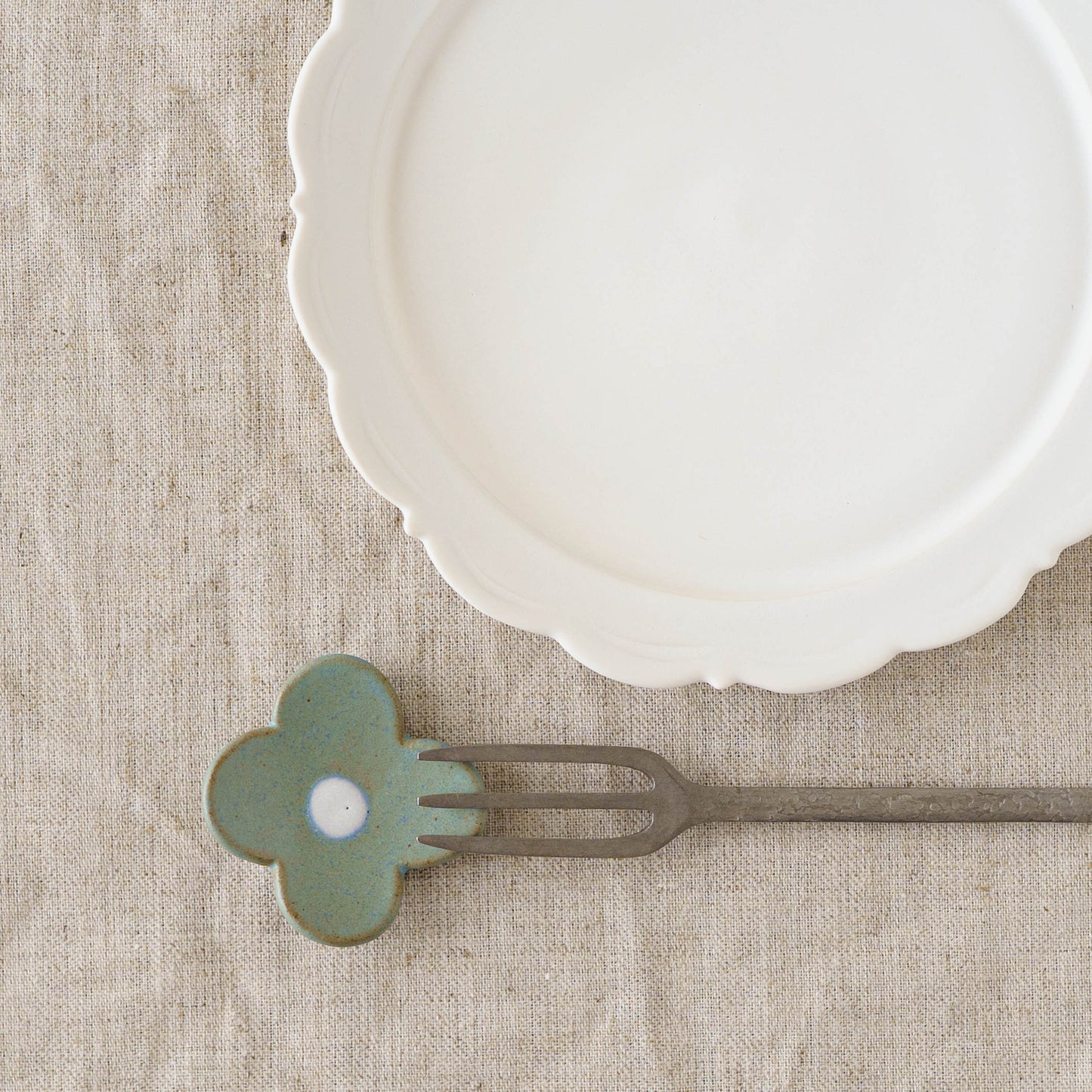 花箸置き　水色｜辻本路