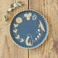 Plate 160mm penguin blue | Kokeiro Kobo