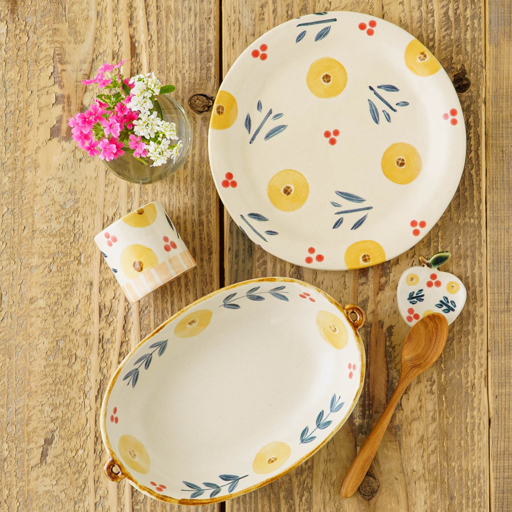 陶芸作家 石川久美子 リバティ グラタン皿｜作家もののうつわ通販 四季