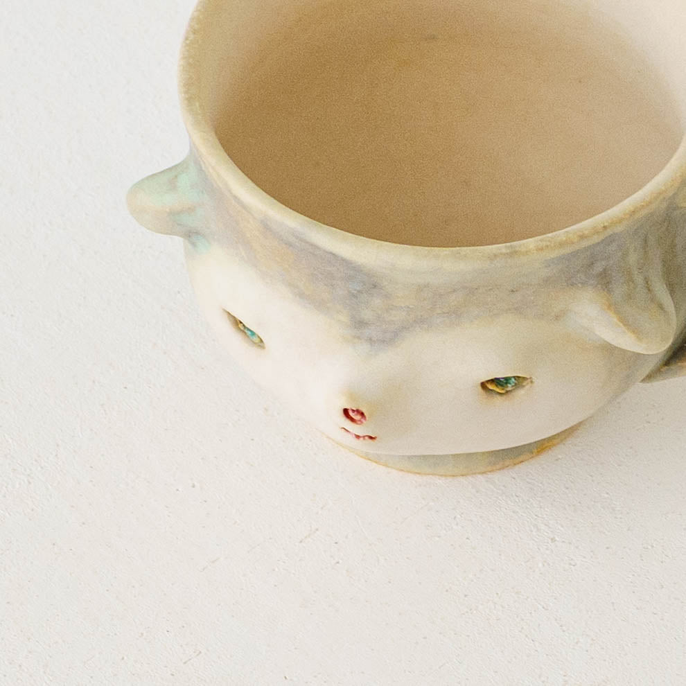 陶芸作家 こいずみちはる face mug｜作家もののうつわ通販 四季折折