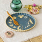 Plate 160mm penguin blue | Kokeiro Kobo