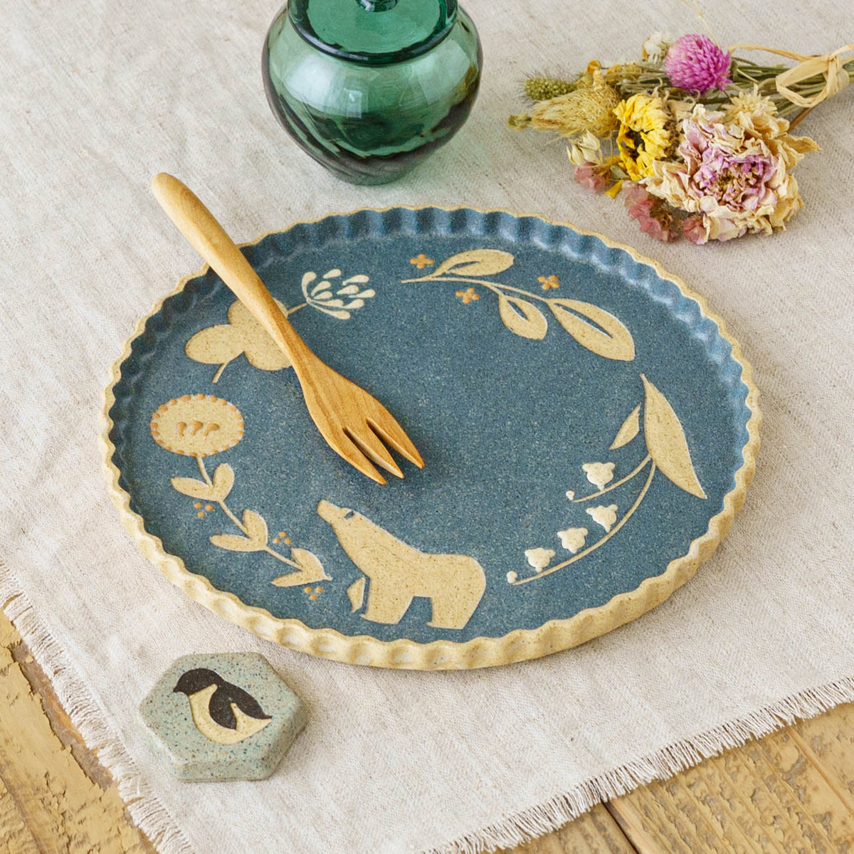 Chopstick Rest  blue | Kokeiro Kobo