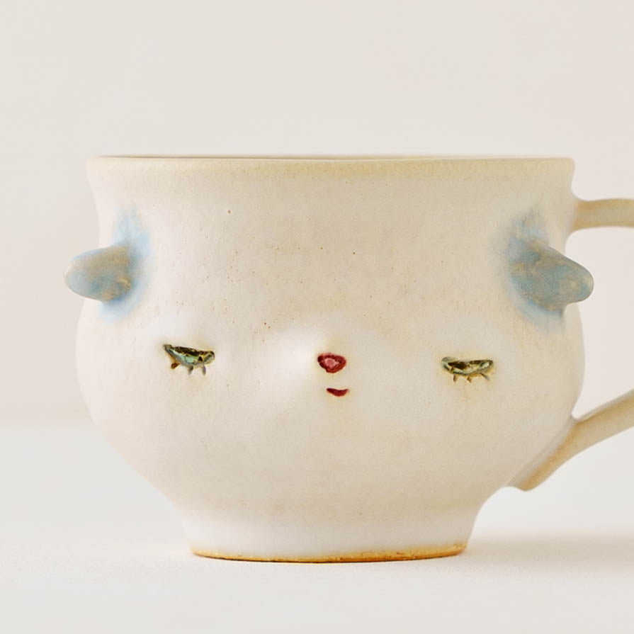 陶芸作家 こいずみちはる face mug｜作家もののうつわ通販 四季折折
